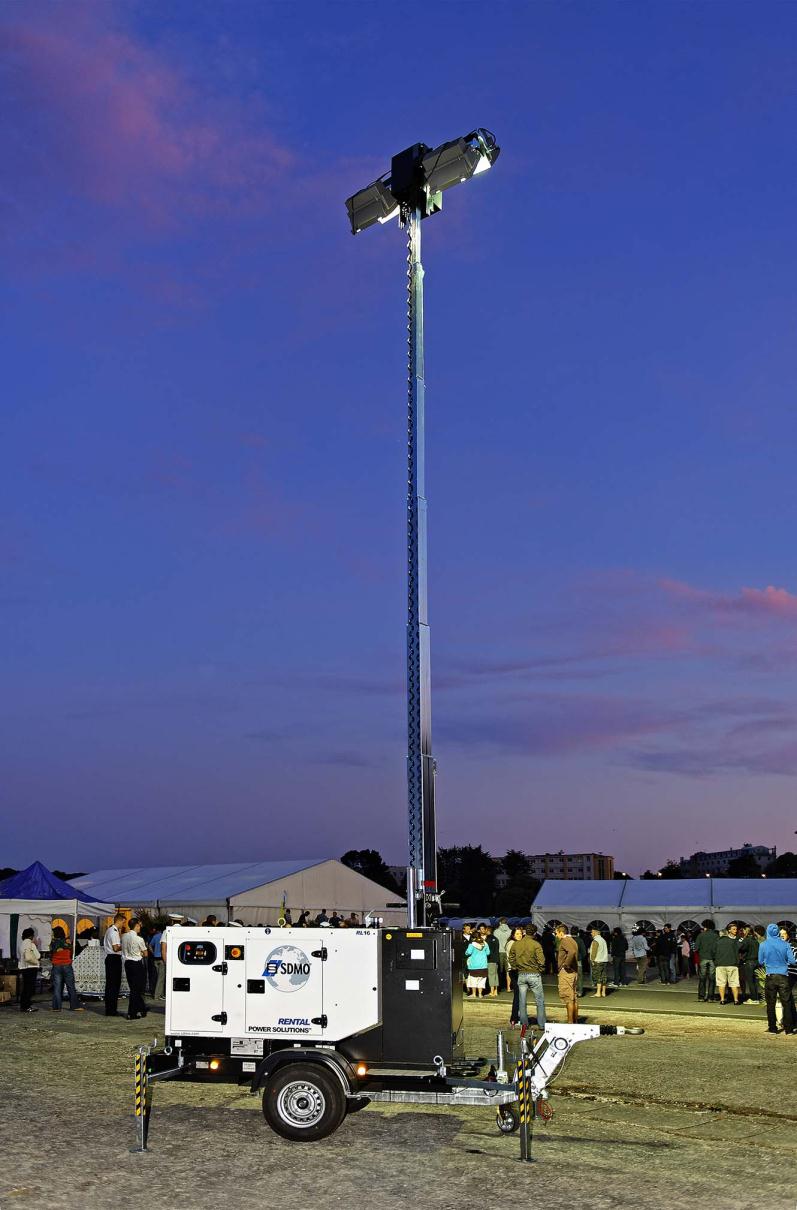 SDMO Rental Power lighting mast