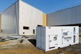Rental generating sets in container
